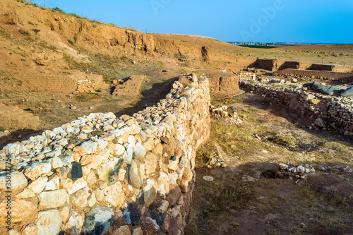 It's Ebla, Syria. The site is most famous for the Ebla tablets, an archive of about 20,000 cuneiform tablets found there photo