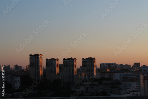skyline at sunset © Nikita