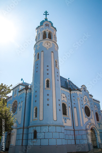 Church of Saint Elizabeth called as Blue Church, Bratislava, Slovakia
