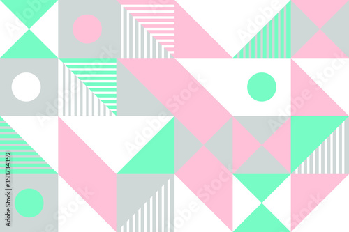 Color geometric design, vector background.