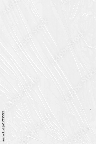 White saran plastic warp wrap texture overlay