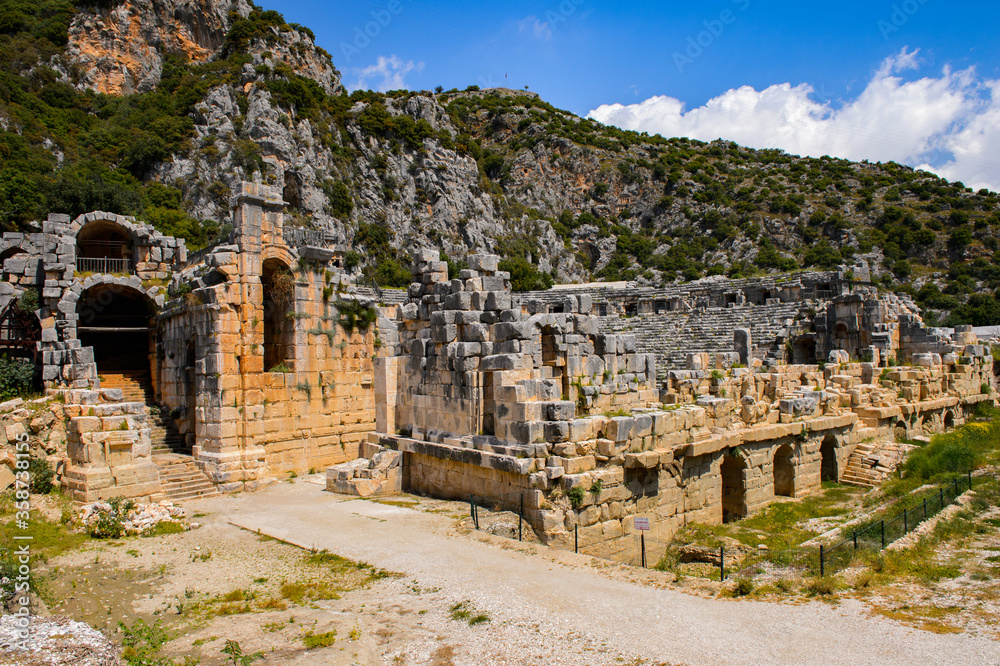 It's Ancient theater, Myra, Turkey
