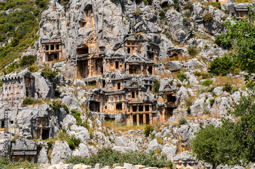 It's Ancient rock cut tombs of the Lycian necropolis, Myra, Turkey © Anton Ivanov Photo