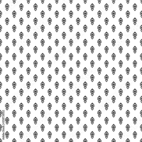 Monochrome vector seamless pattern