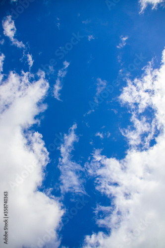 Blue sky and clouds