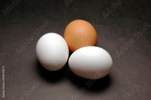 Three Fresh Eggs, Close Up