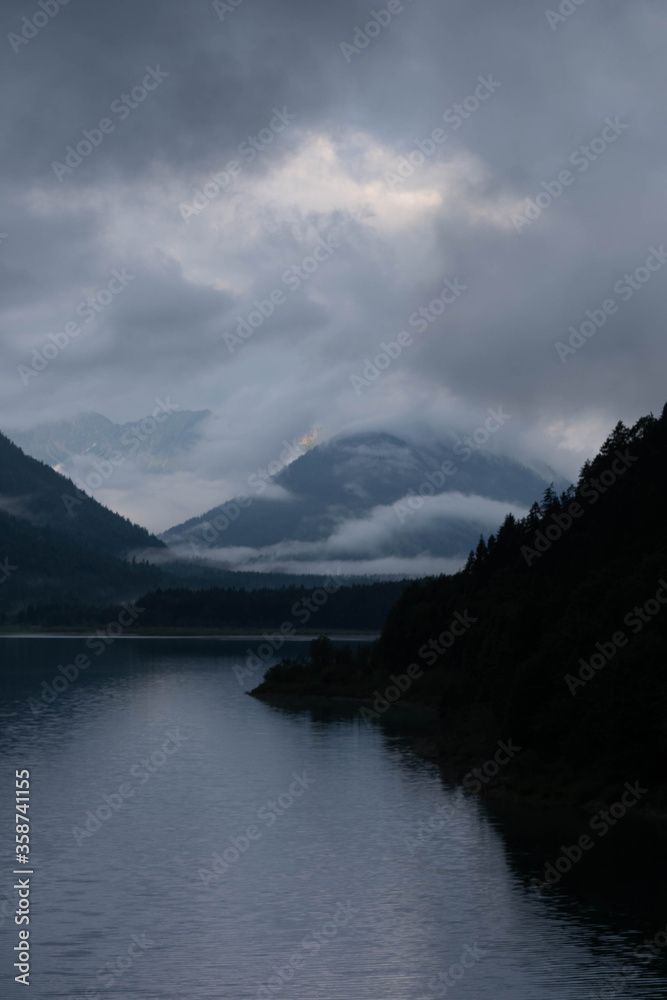 sylvensteinspeicher-bavaria-germany-nature-clouds