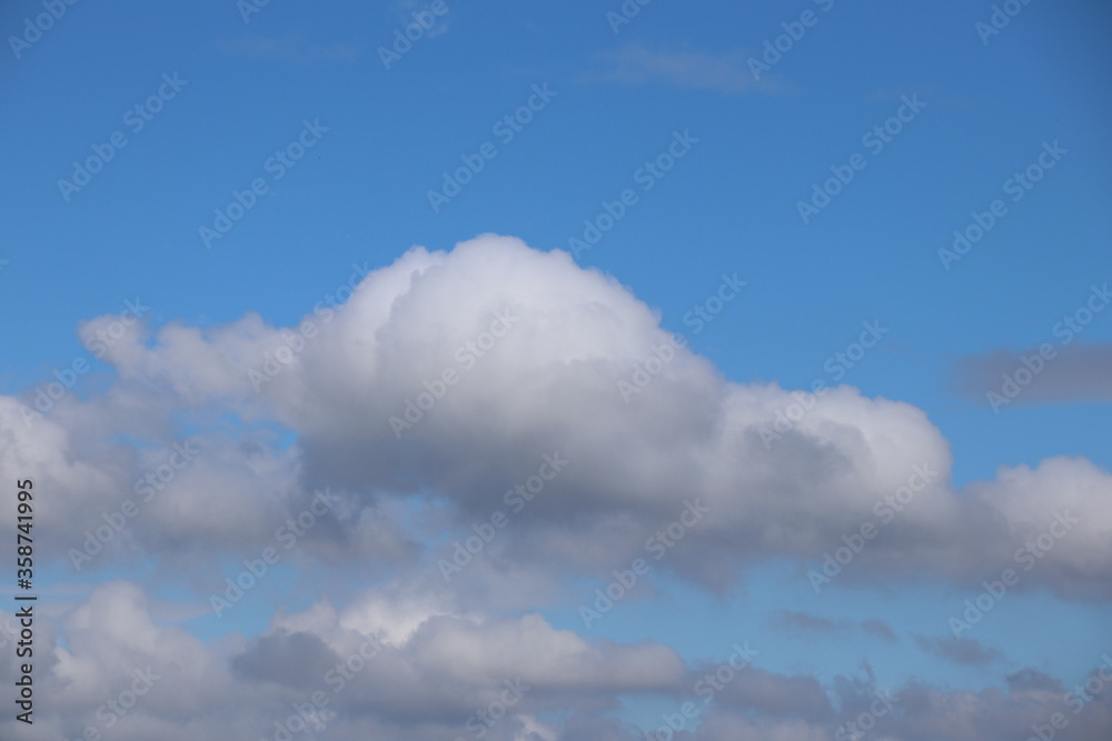 The dark sky and clouds seem to rain