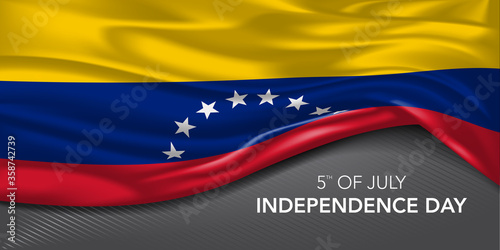 Venezuela independence day greeting card, banner with template text vector illustration Free Download Venezuela independence day greeting card, banner with template text vector illustration - GFXLoad
