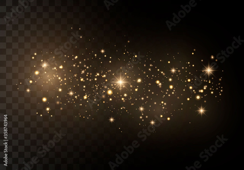 Dust sparks sparkle