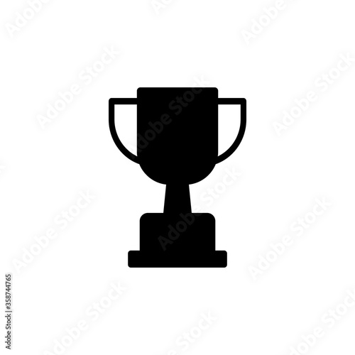 Trophy icon in a trendy flat design, symbol of the championship competition icon