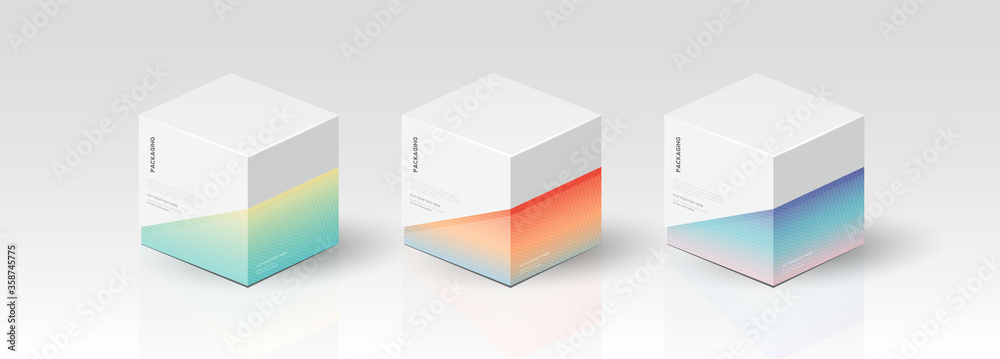 Box, packaging template for product vector design, vector illustration