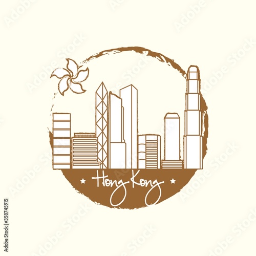 hong kong city skyline