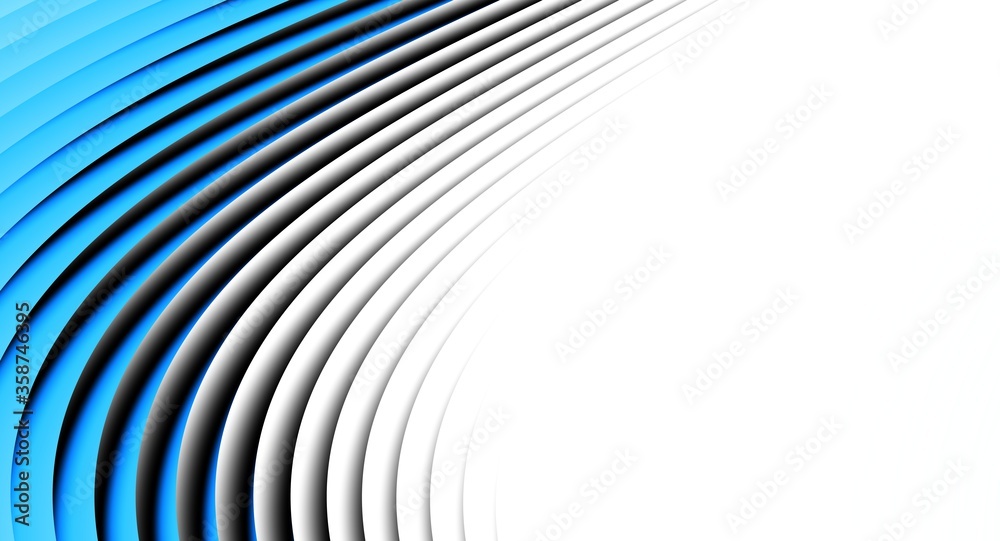 Obraz premium Wavy abstract futuristic background. Aspect ratio 16 : 9