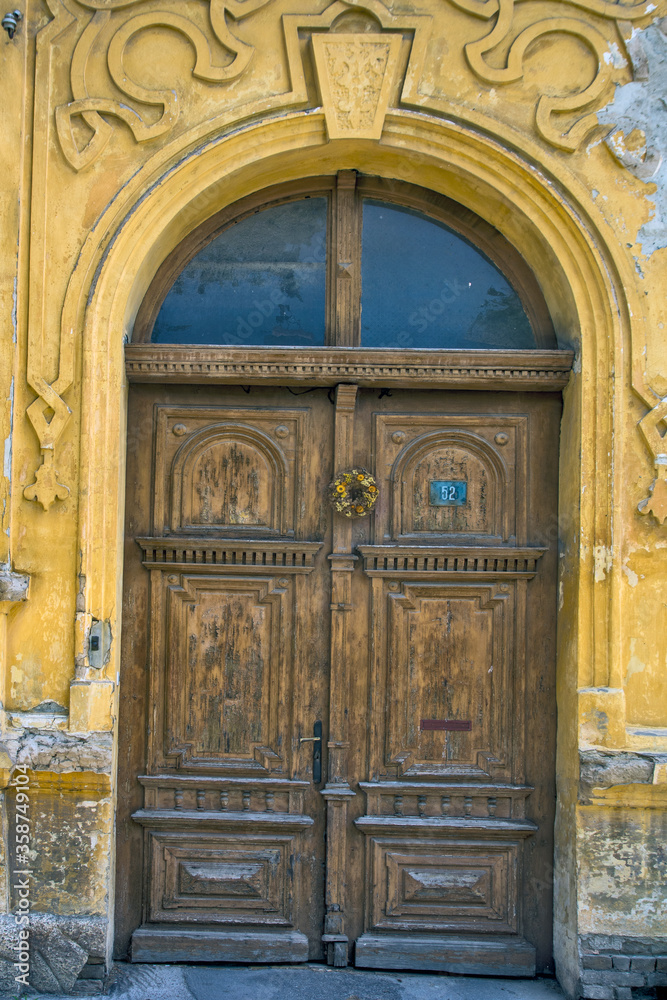 Old wooden gate