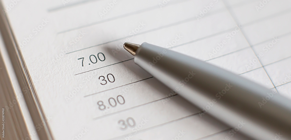 Business Diary. Empty paper sheets with numbers and dates, metal pen.Trendy self-organization concept ,minimalist planners Daily, weekly, monthly planner. Business Diary. Empty paper sheets with numbers and dates, metal pen.Trendy self-organization concept ,minimalist planners Daily, weekly, monthly planner.