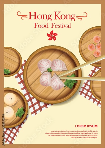 hong kong food festival poster