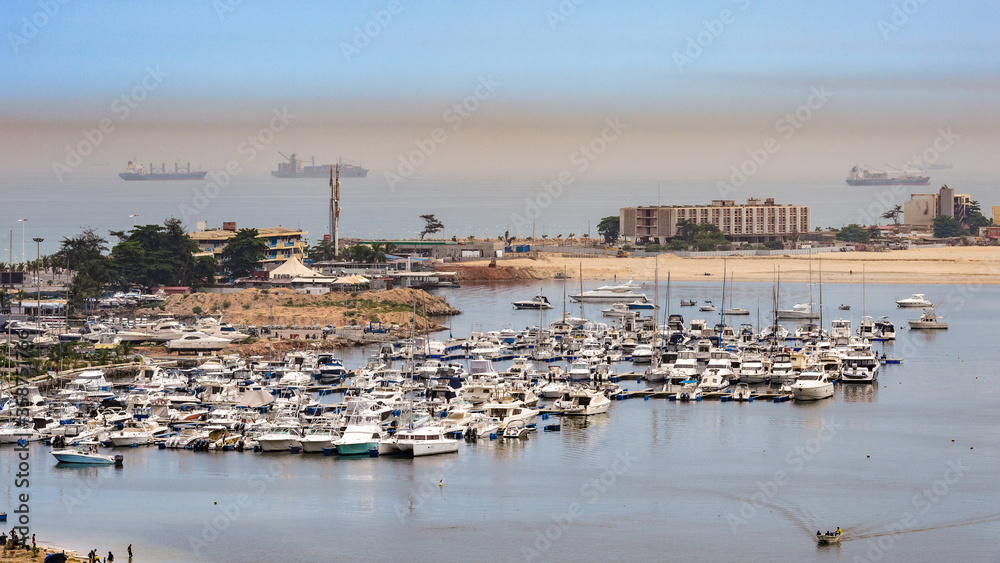 It's Port of Luanda, Angola