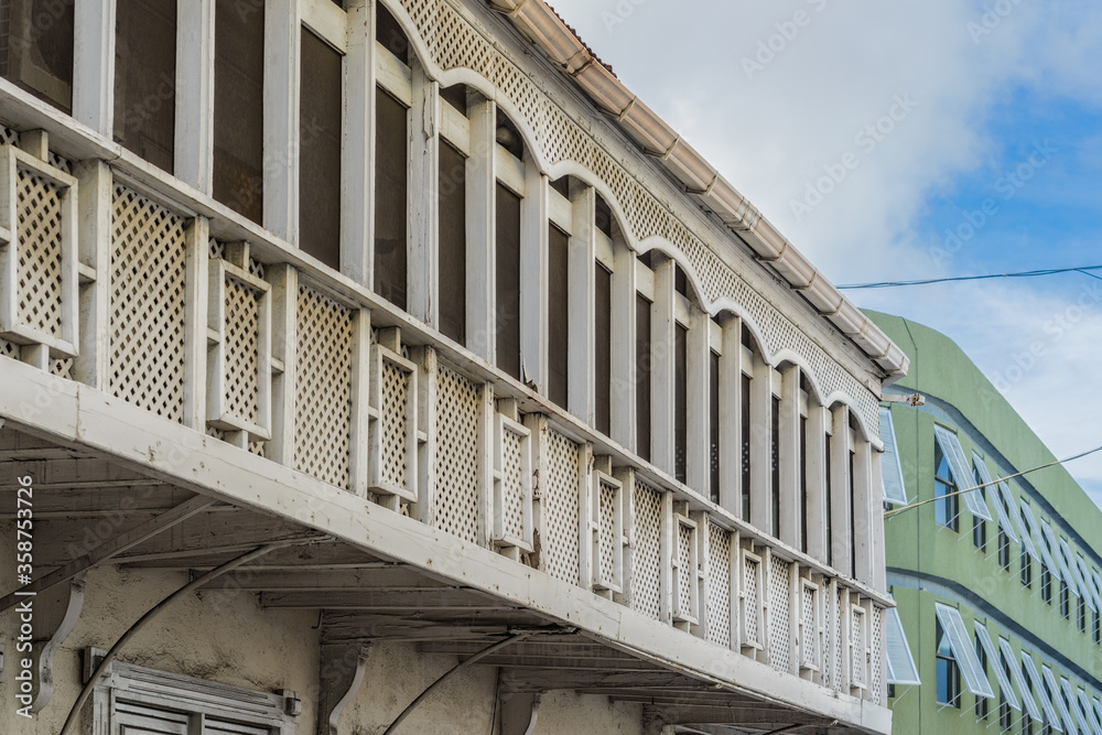 Fototapeta premium It's Historic part of Bridgetown, Barbados. World Heritage Site of UNESCO.