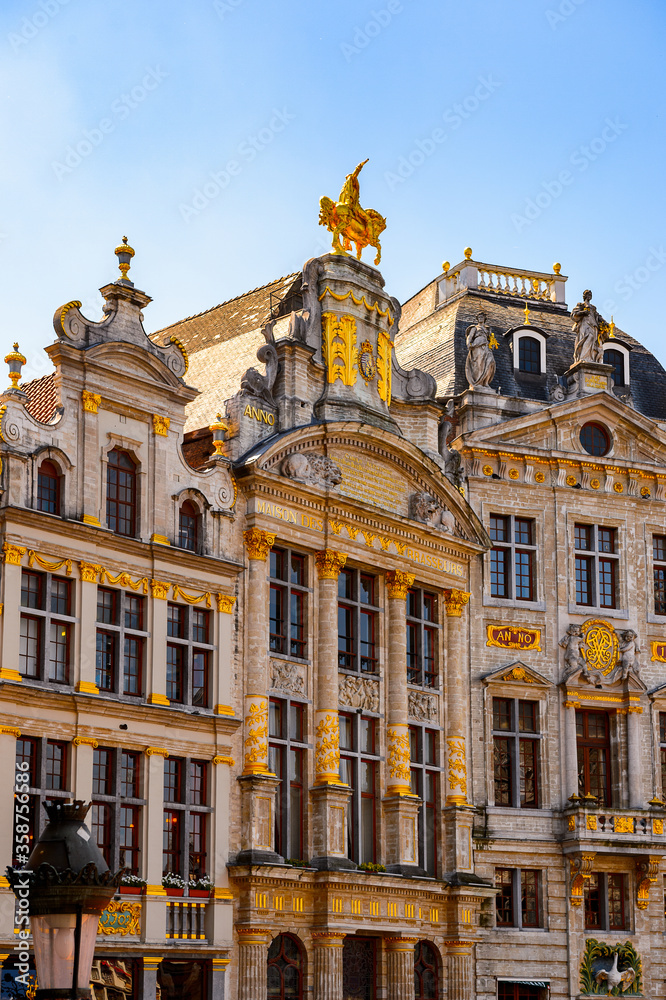 It's Architecture of the centre of Brussels, Belgium
