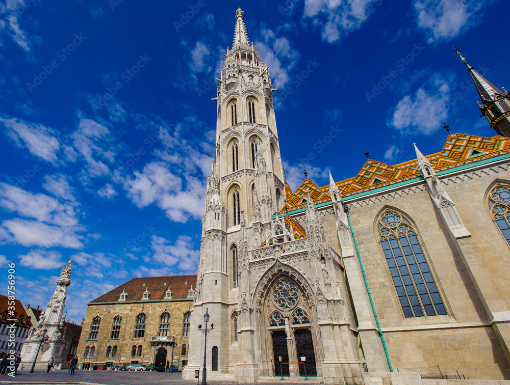 It's Tower of the Matthias Church, Budapest, Hungary