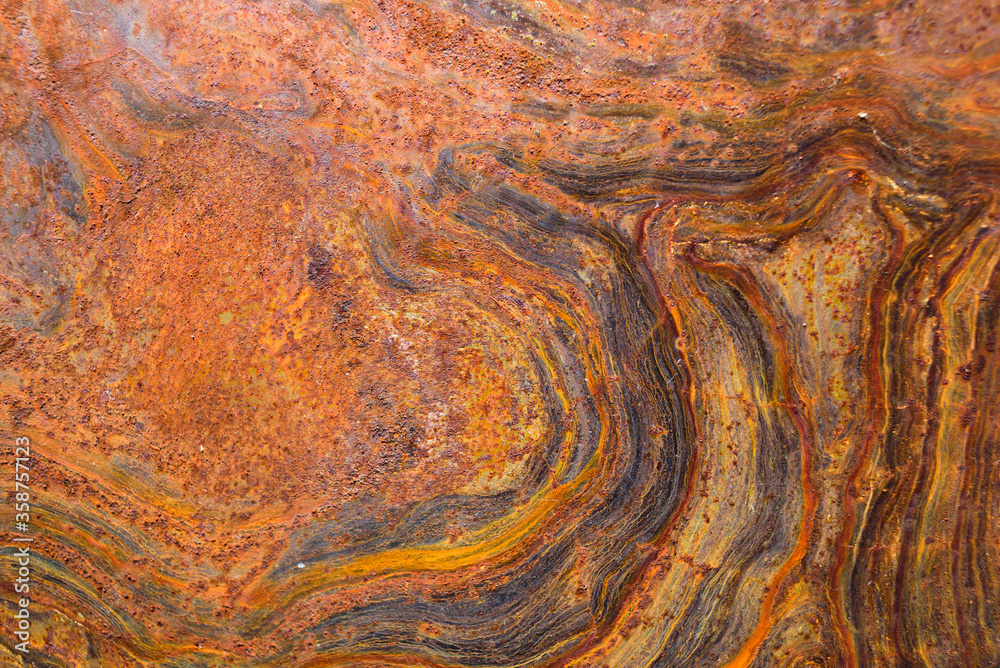 Rusty metal surface background with old paint Rusty metal surface background with old paint