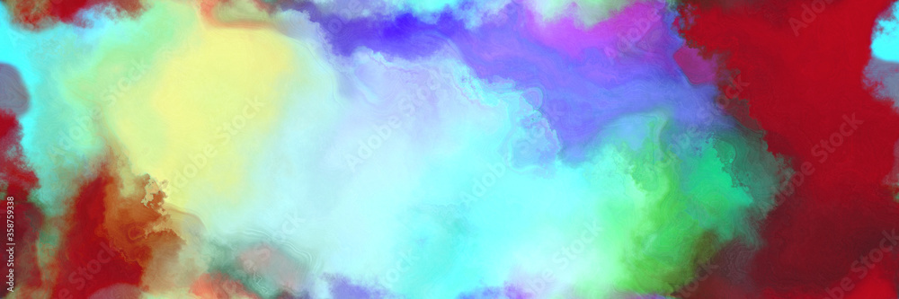 abstract watercolor background with watercolor paint with sky blue, dark pink and powder blue colors. can be used as background texture or graphic element