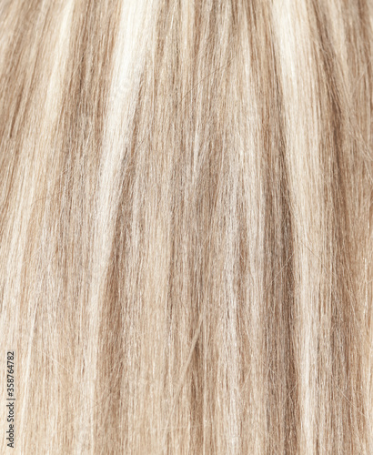 Blonde hair as an abstract background.