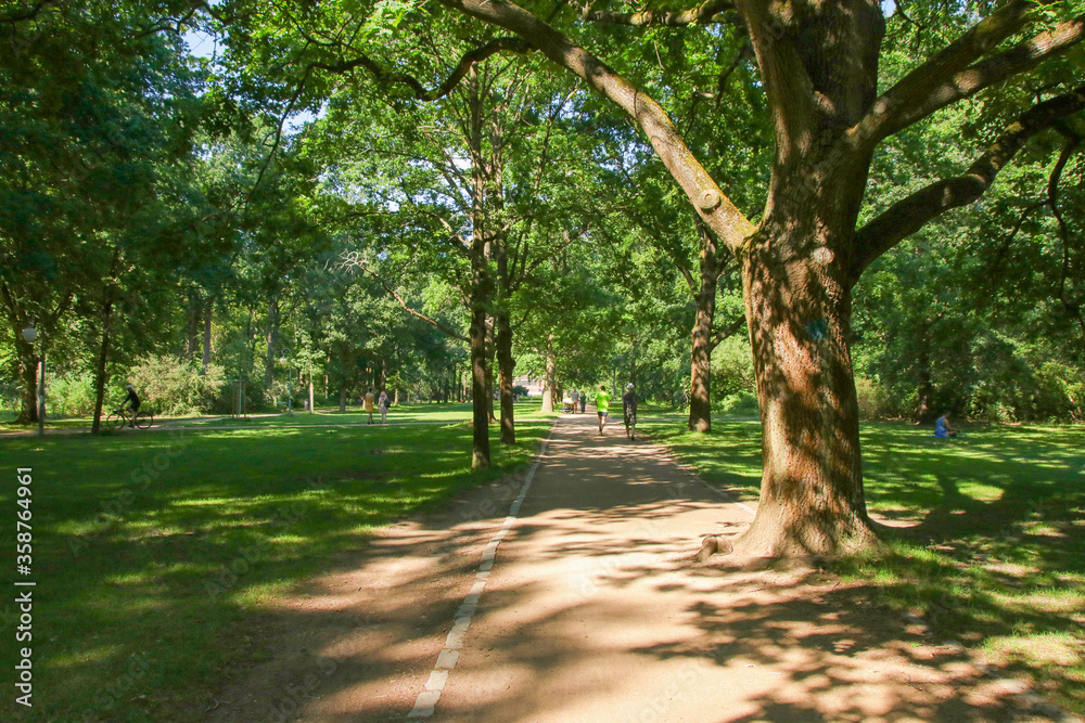 The popular park (Tiergarten) in Berlin - Germany The popular park (Tiergarten) in Berlin - Germany