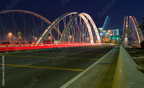 road and bridge at night © Sheril