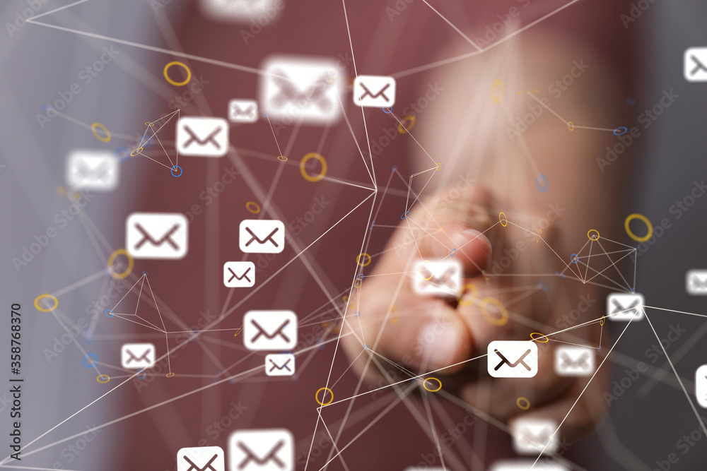 support communication contact concept service