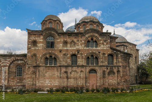 Istanbul, Turkey - one of the most famous Greek Orthodox Byzantine churches in Istanbul, the Pammakaristos Church is a museum nowadays. Here in particular it's Byzantine details 