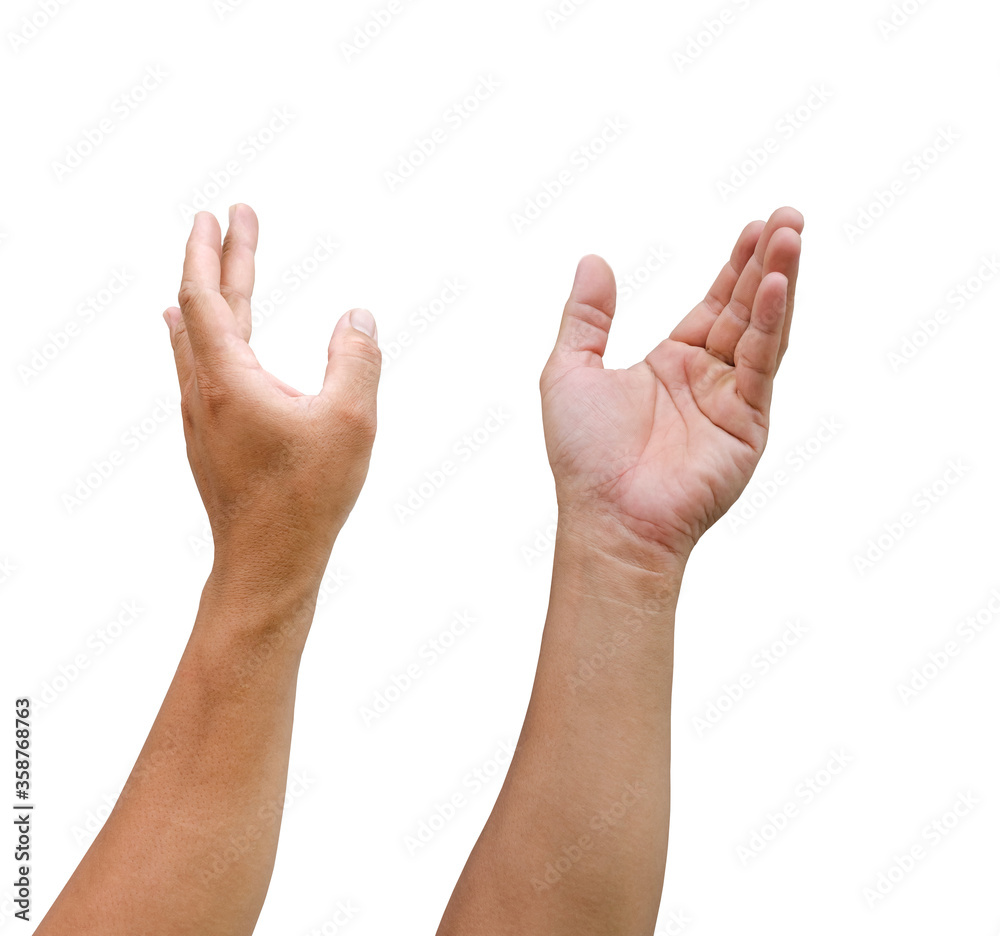 a hand holding something like a bottle or smartphone on white backgrounds, isolated a hand holding something like a bottle or smartphone on white backgrounds, isolated