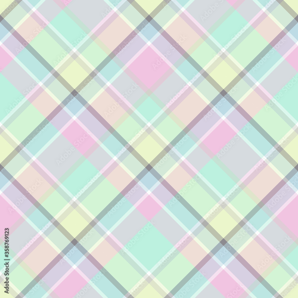 Seamless soft pastel tones checkered background. Seamless soft pastel tones checkered background.