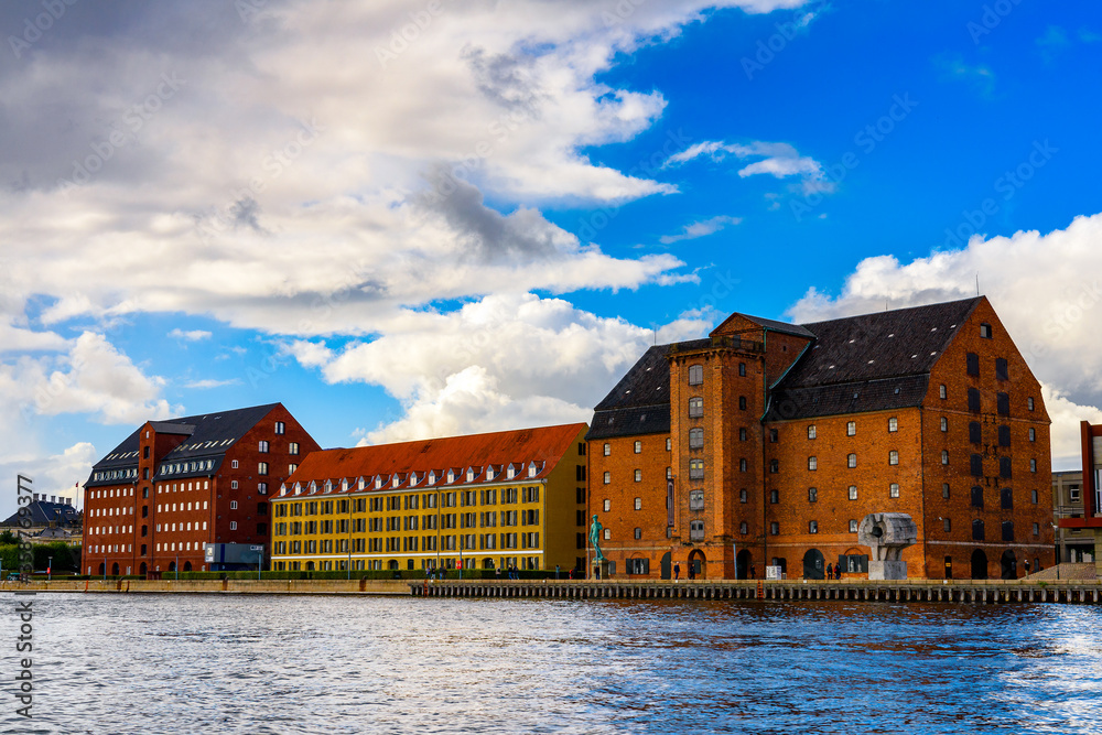 Obraz premium Architecture of the Old part of Copenhagen, the capital of Denmark