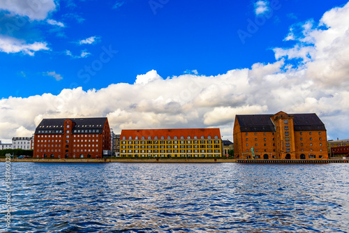 Architecture of the Old part of Copenhagen, the capital of Denmark