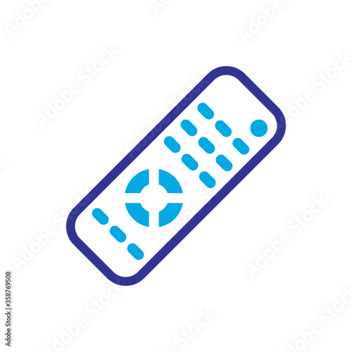 remote icon logo illustration design