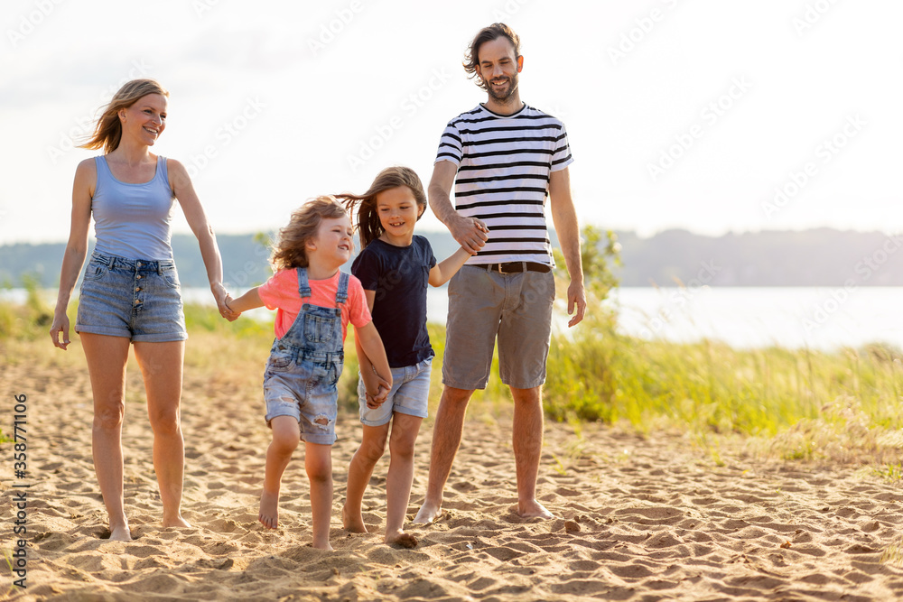 Young family enjoying time at the beach
Young family enjoying time at the beach