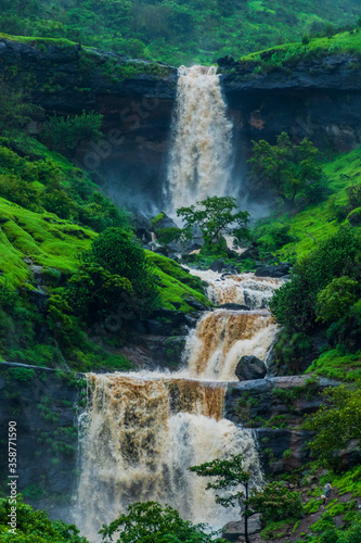 Various views of the Bhavli falls  Ighatputi