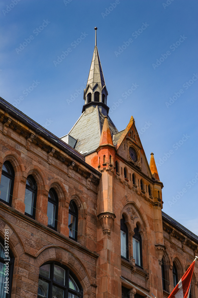 Architecture of Copenhagen, the capital of Denmark,