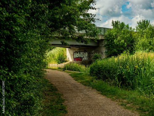 pathways along canal banks
