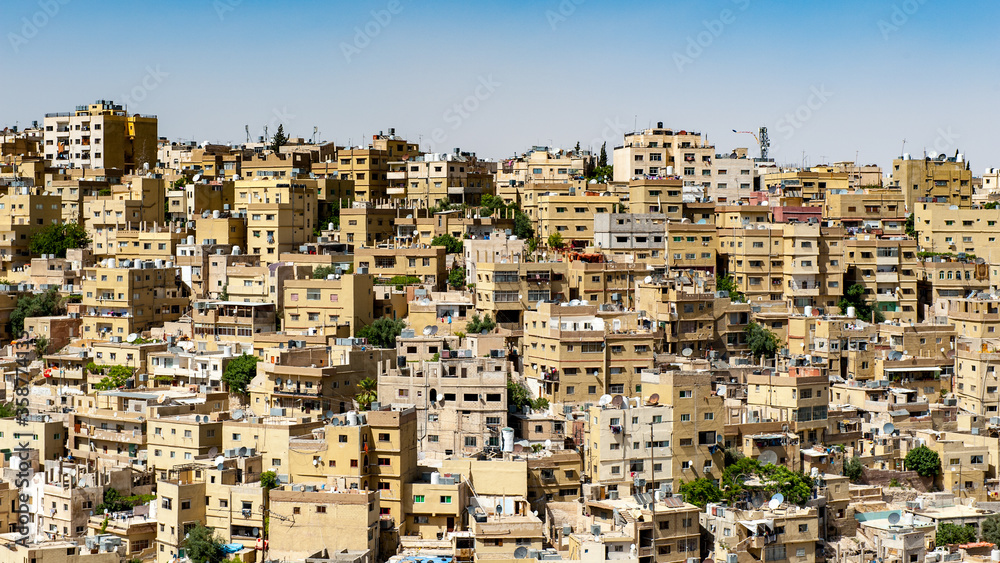 It's Cityscape of Amman, Jordan