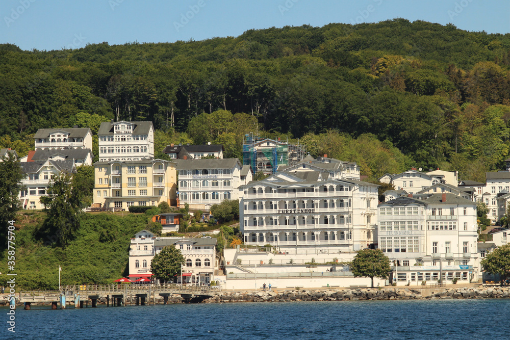Kleinod der Bäderarchitektur; Kurviertel in Sassnitz auf Rügen Kleinod der Bäderarchitektur; Kurviertel in Sassnitz auf Rügen
