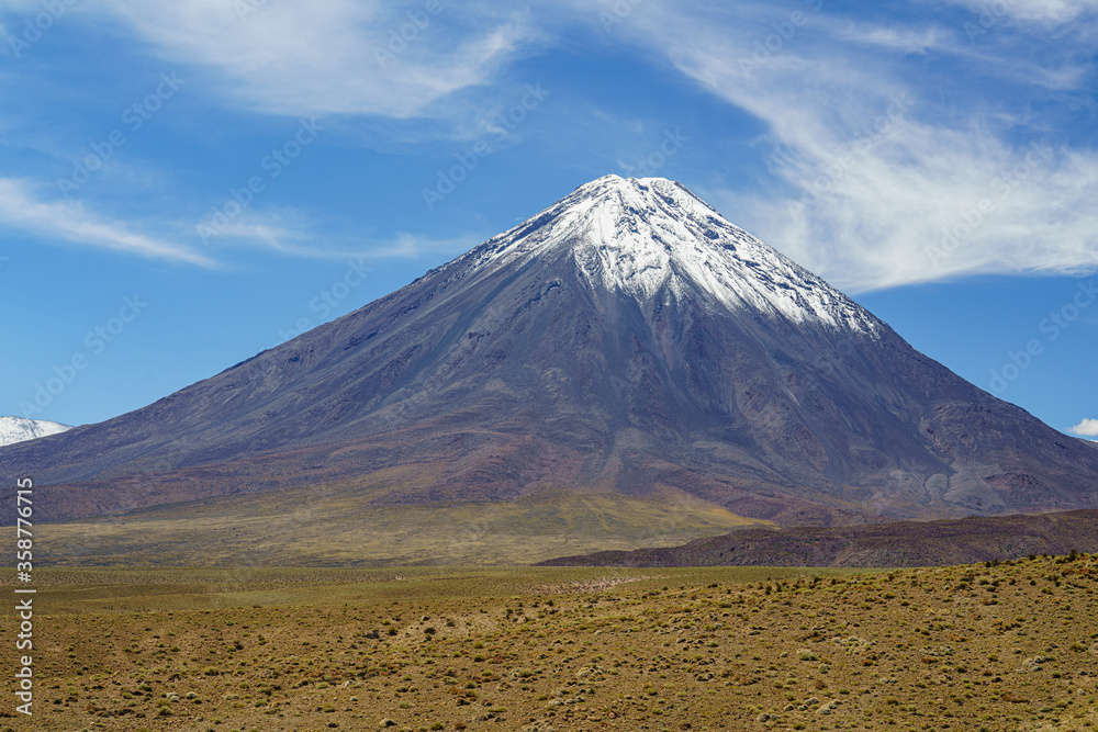 Licancabur volcano near San Pedro de Atacama in Chile