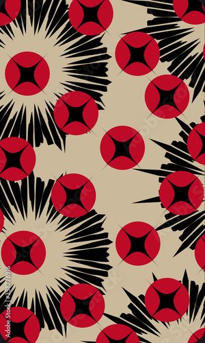 Tarot cards - back design.  Abstract pattern