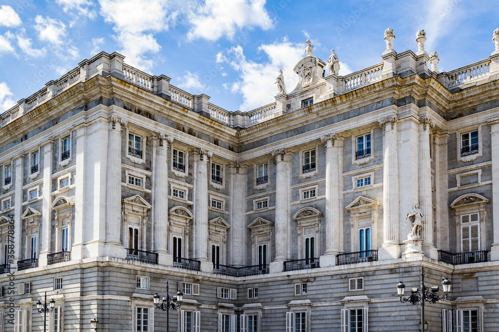 It's Palacio Real (Royal Palace), Madrid, Spain. Royal Palace is the official residence of the Spanish Royal Family