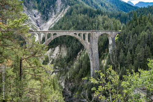 wiesener Viadukt Wiesen Davos Graubünden