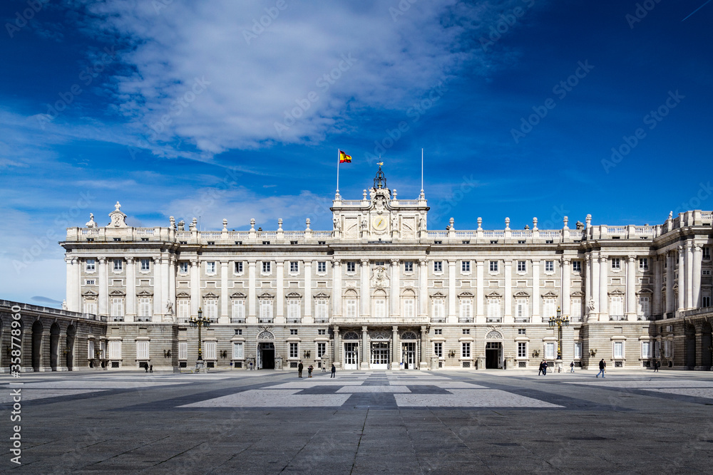 It's Main entrance into the Royal Palace in Madrid, Spain