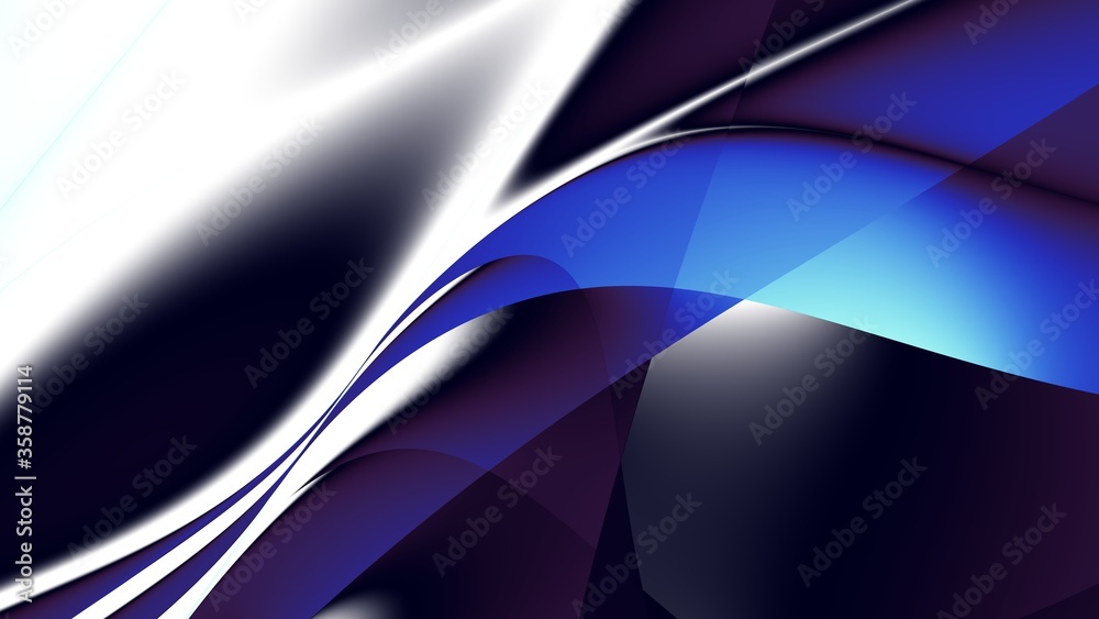 Obraz premium Abstract fractal pattern. Futuristic background. Horizontal background with aspect ratio 16 : 9