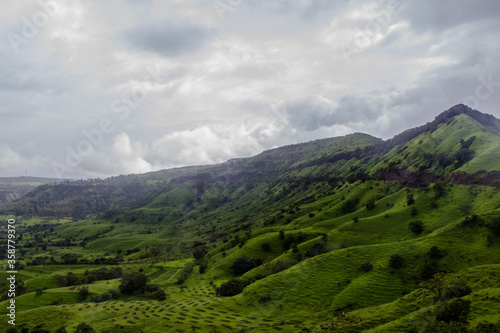 Breathtaking beauty - Mountain ranges western ghats India at Satara and Mahabaleshwar